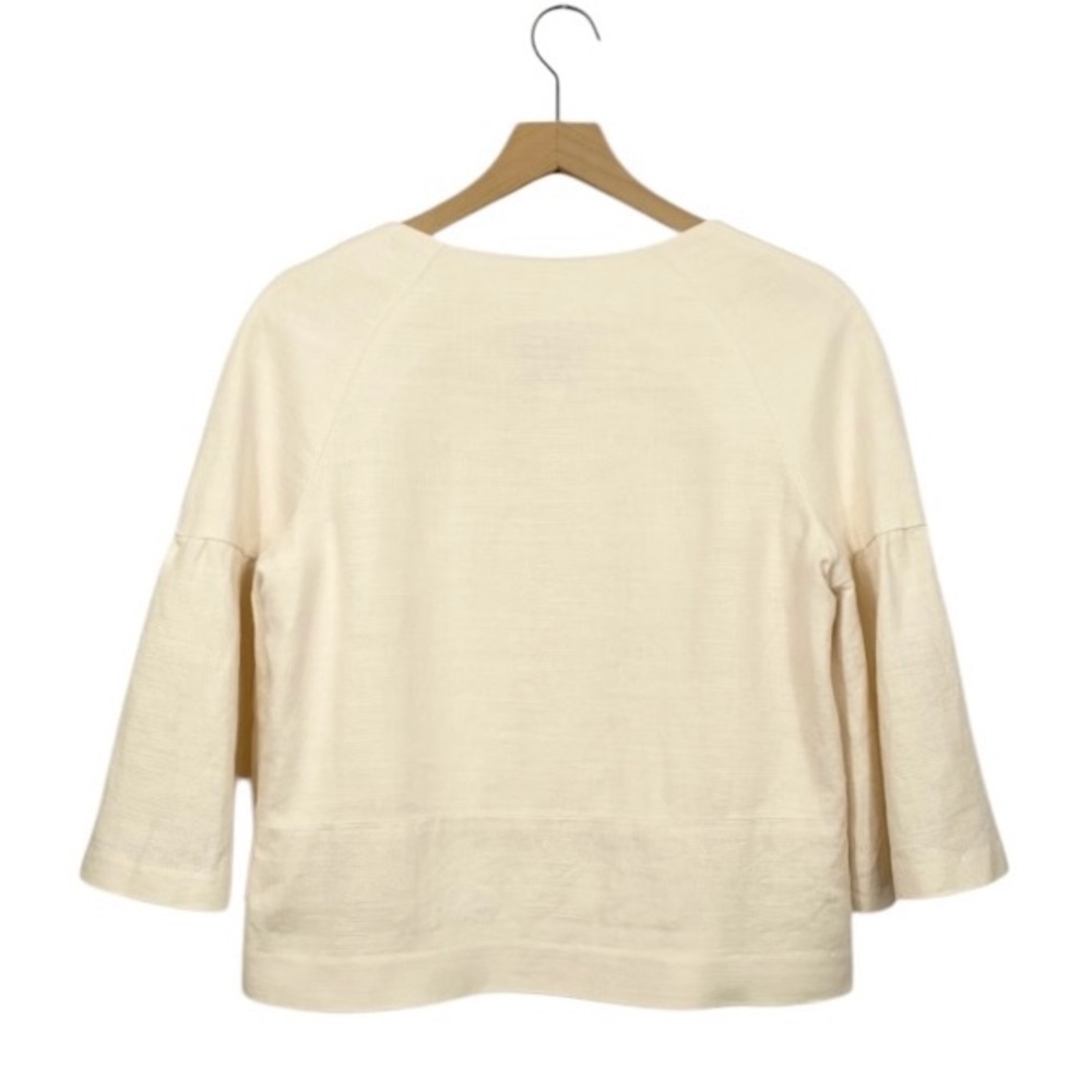 Banana Republic Cream 100% Linen Crop Jacket - Picture 2 of 8